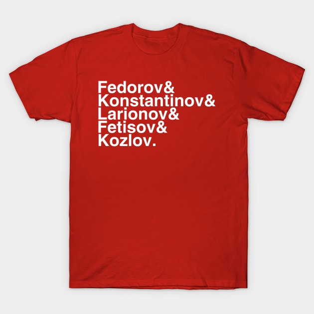 RUSSIAN 5 T-Shirt by YourLuckyTee